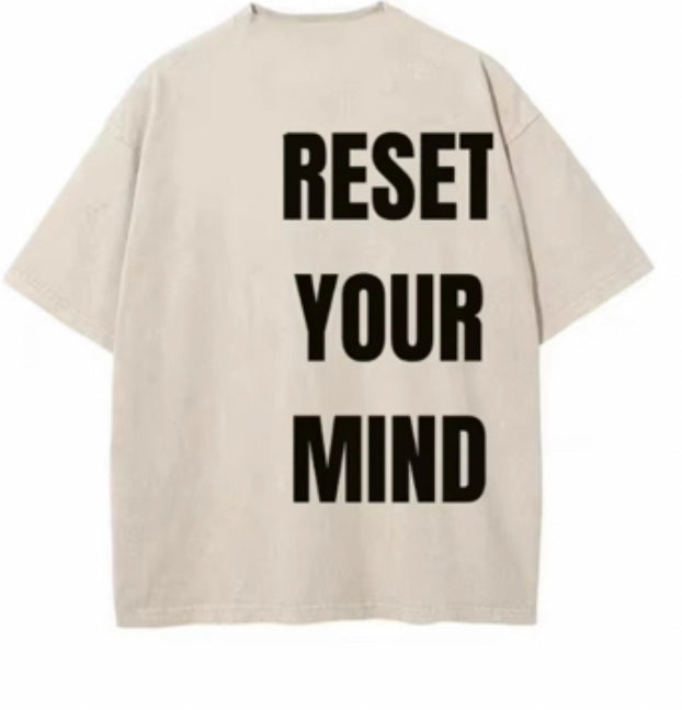 RESET YOUR MIND™ Signature Tee – The Luxury Statement of a New Era
