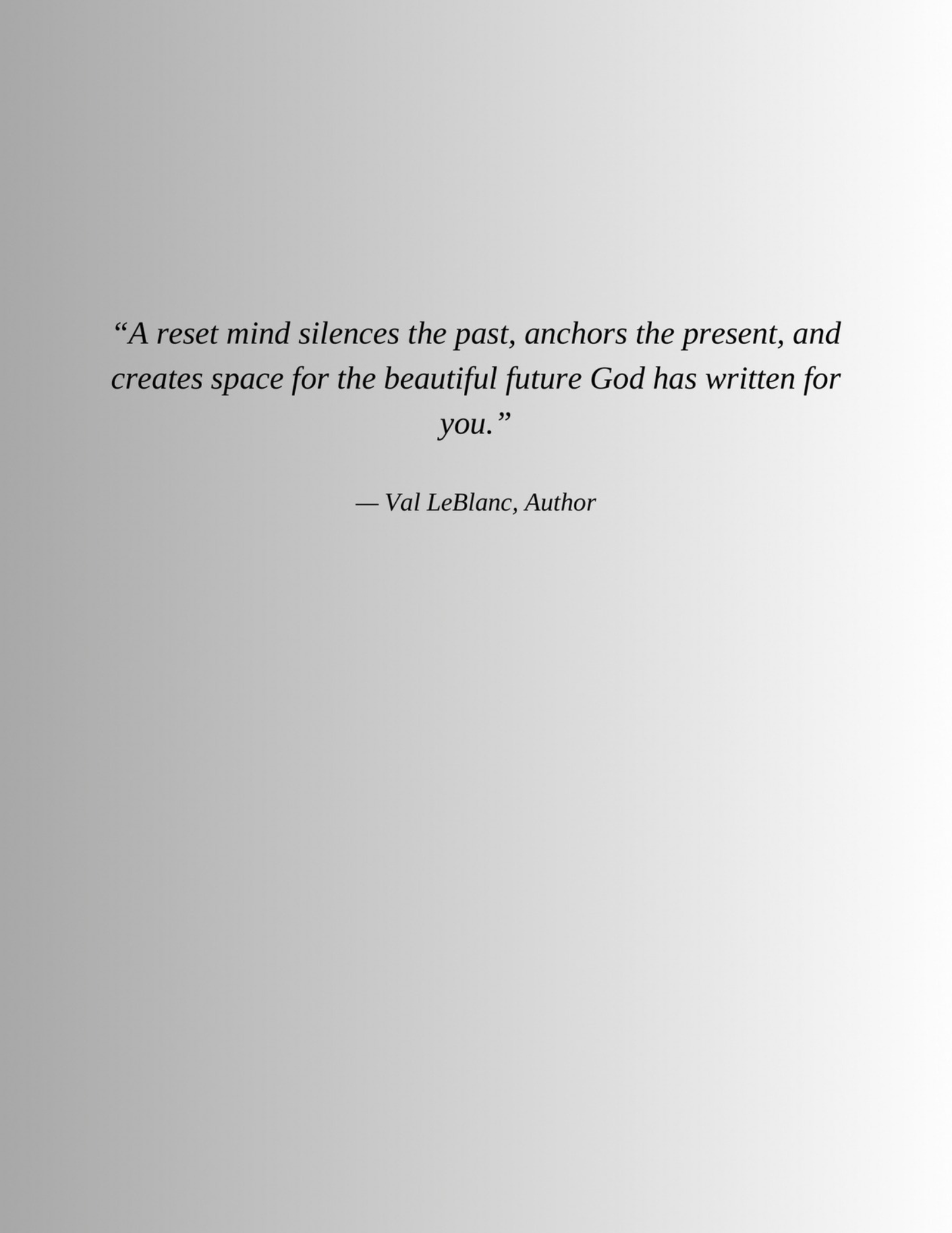 The Reset Journal-Walk Boldly Into Your Purpose In 45 Days!