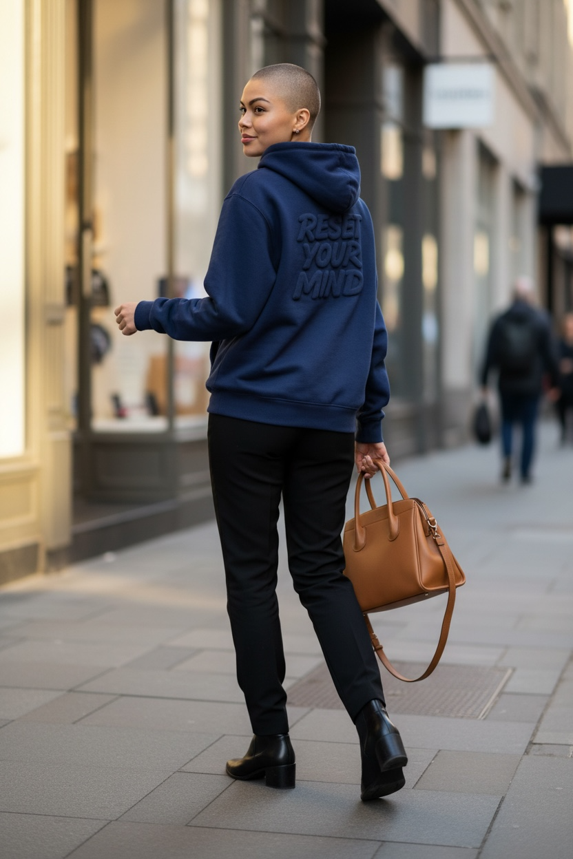 RESET YOUR MIND™ 3D PUFF STATEMENT HOODIE